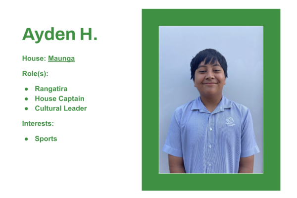 1. Ayden H.